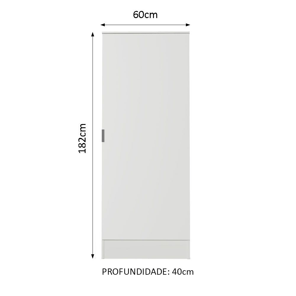 Sapateira Madesa Isis 1 Porta - Branco