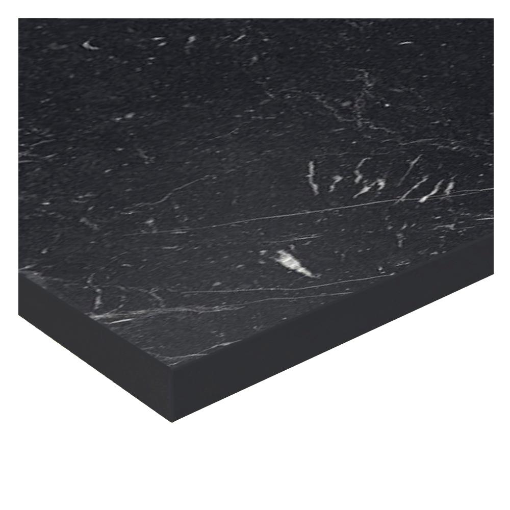 Tampo 100% MDF para Balcão de Pia 120 cm Nero Marquina Madesa