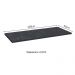 Tampo 100% MDF para Balcão de Pia 120 cm Nero Marquina Madesa