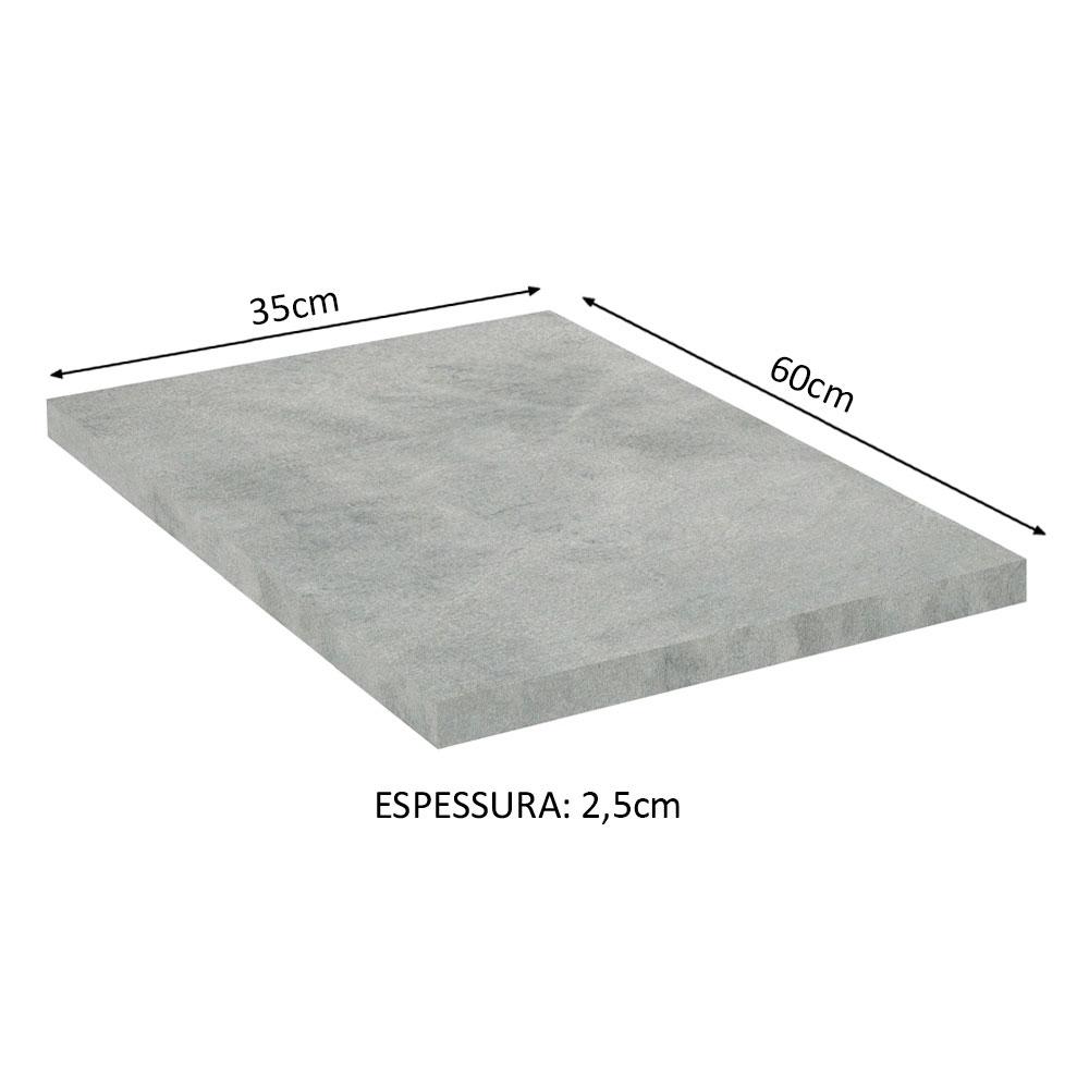 Tampo para Balcão de 35 x 60 cm para Cozinhas Madesa Glamy, Lux e Stella - Mood