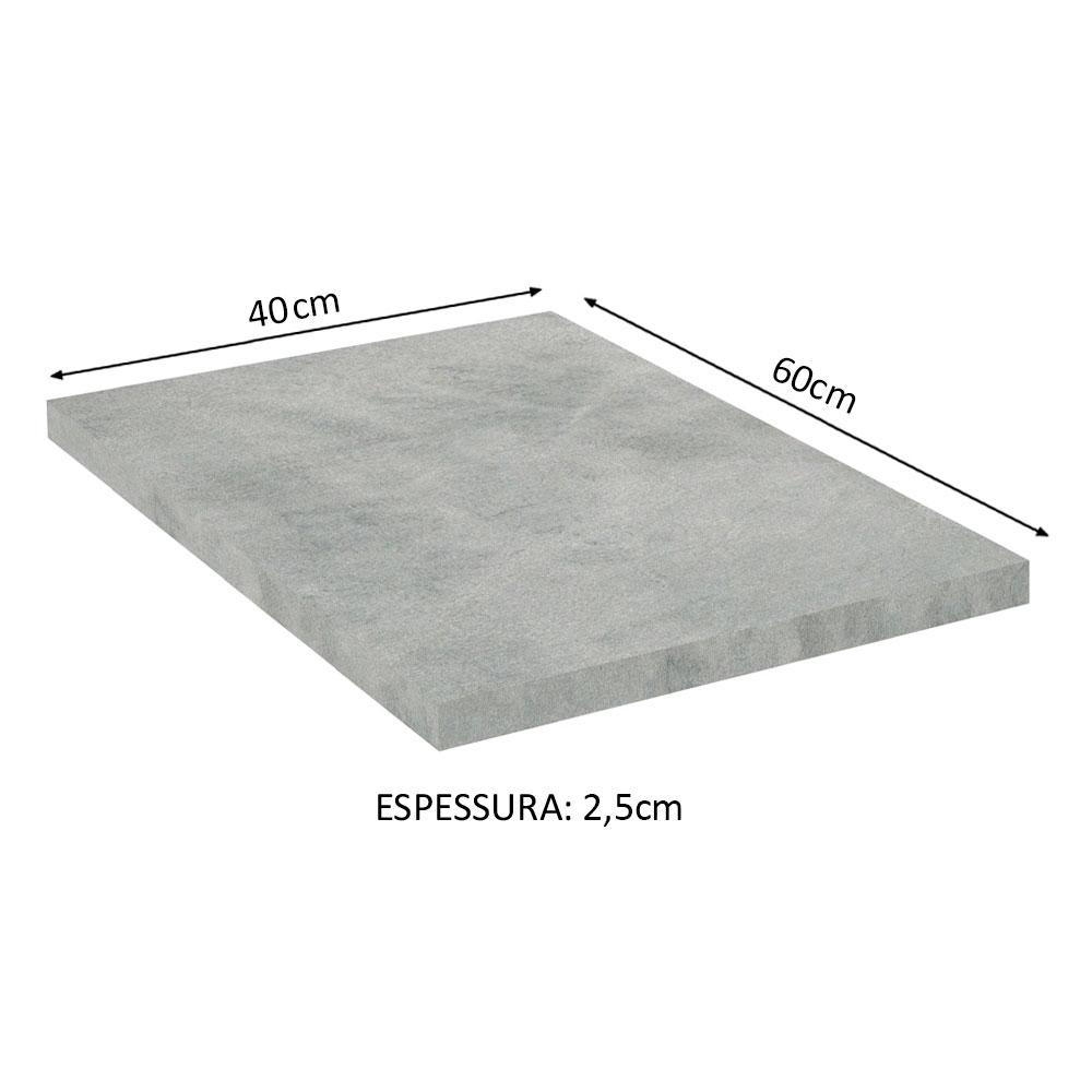 Tampo para Balcão de 40 x 60 cm para Cozinhas Madesa Glamy, Lux e Stella - Mood