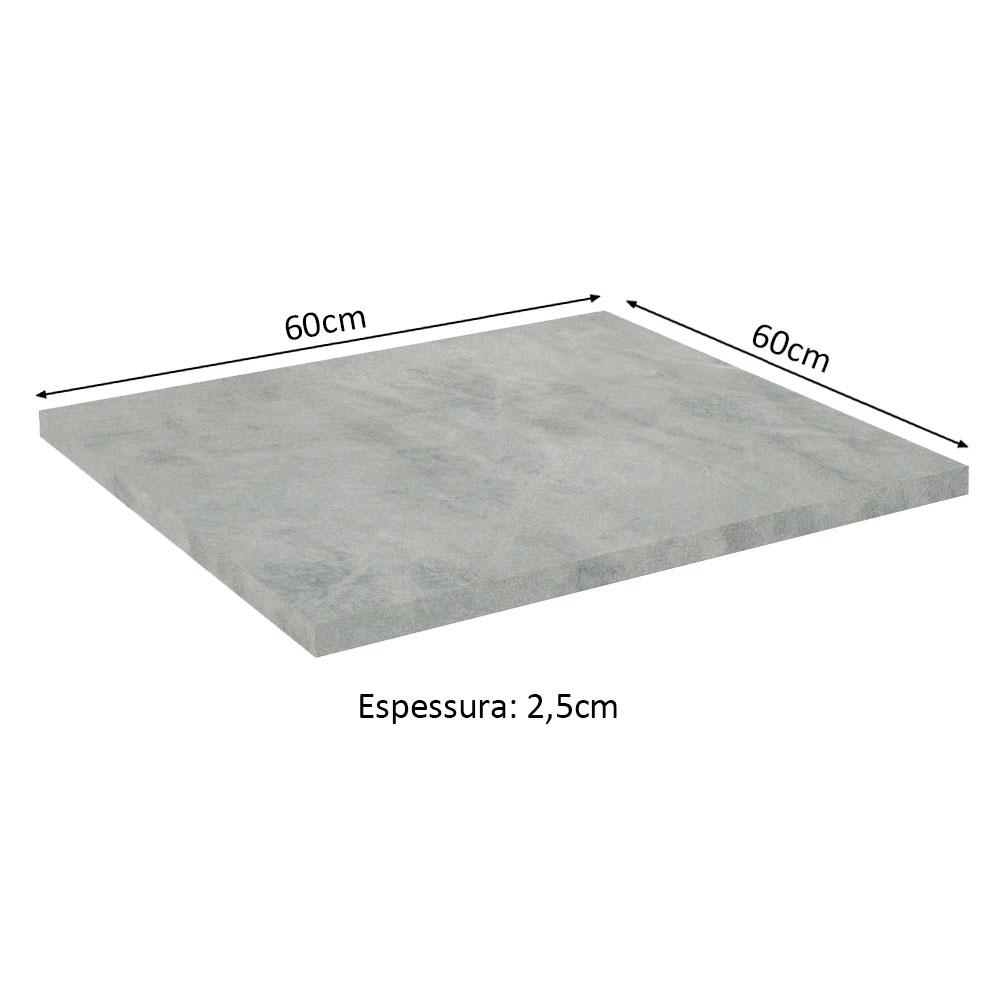 Tampo para Balcão de 60 x 60 cm para Cozinhas Madesa Glamy, Lux e Stella - Mood