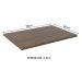 Tampo para Balcão de 70 x 60 cm para Cozinhas Lux, Glamy e Stella Rustic Madesa