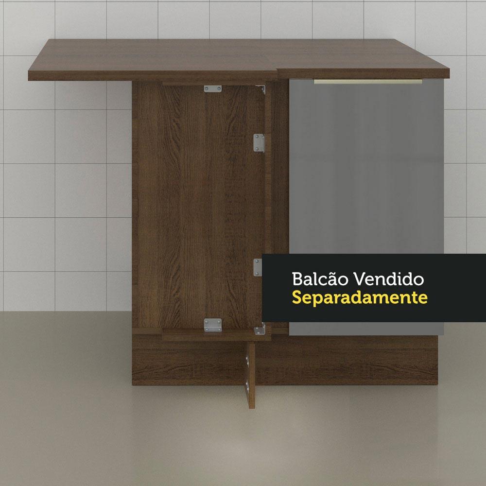 Tampo para Balcão de Canto Lux de 64 x 102 cm Madesa - Rustic
