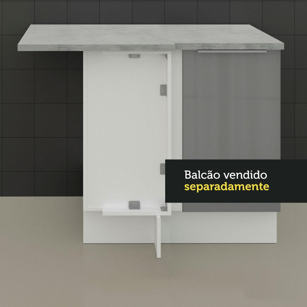 Tampo para Balcão de Canto de 64 x 102 cm para Cozinhas Madesa Glamy, Lux e Stella - Mood