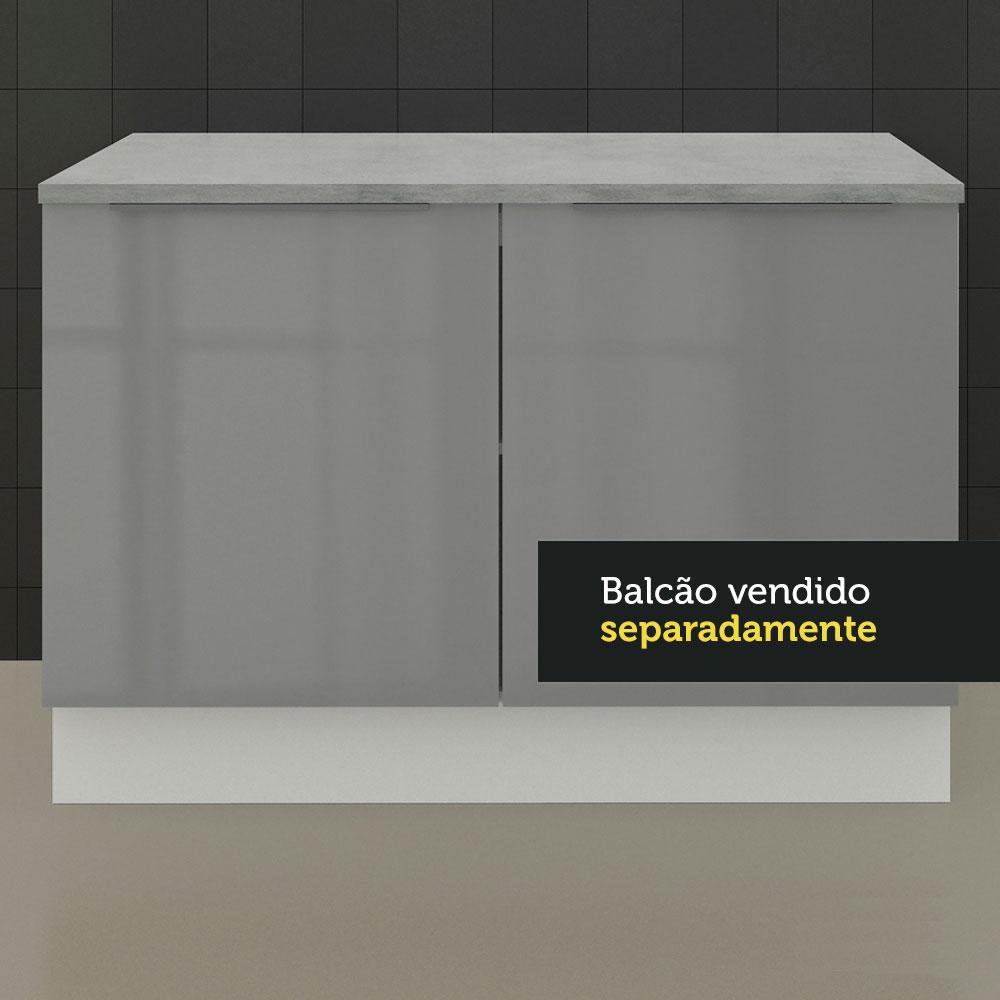 Tampo para Balcão de Pia de 120 x 60 cm para Cozinhas Madesa Glamy, Lux e Stella - Mood