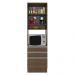 Torre Quente Armário de Cozinha 60 cm 1 Porta 3 Gavetas Rustic Glamy Madesa