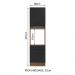 Torre Quente Armário de Cozinha 60 cm 1 Porta 3 Gavetas Rustic/Preto Agata Madesa