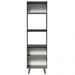 Torre Quente Armário de Cozinha 60 cm 2 Portas 2 Nichos Cinza Nice Madesa