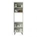 Torre-Quente Armário de Cozinha 60 cm 2 Portas Branco Reims Madesa