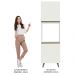 Torre-Quente Armário de Cozinha 60 cm 2 Portas Branco Reims Madesa