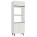 Torre Quente Armário de Cozinha 70 cm 3 Portas Branco Reims Madesa