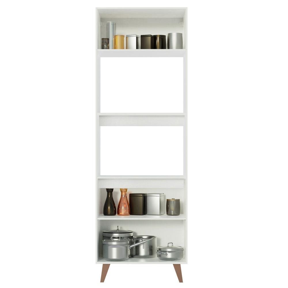 Torre Quente Armário de Cozinha 70 cm 3 Portas Branco Reims Madesa