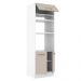 Torre Quente Armário de Cozinha 70 cm 3 Portas Branco/Crema Agata Madesa