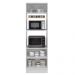 Torre Quente Armário de Cozinha 70 cm 3 Portas Branco/Rustic Glamy Madesa