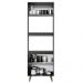 Torre Quente Armário de Cozinha 70 cm 3 Portas Preto Reims Madesa