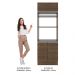 Torre Quente Armário de Cozinha 70 cm 3 Portas Rustic Glamy Madesa