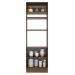 Torre Quente Armário de Cozinha 70 cm 3 Portas Rustic/Branco Agata Madesa
