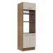 Torre Quente Armário de Cozinha 70 cm 3 Portas Rustic/Crema Agata Madesa