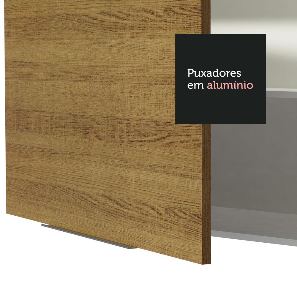 Torre Quente Madesa Stella 60 cm 1 Porta 3 Gavetas - Branco/Rustic