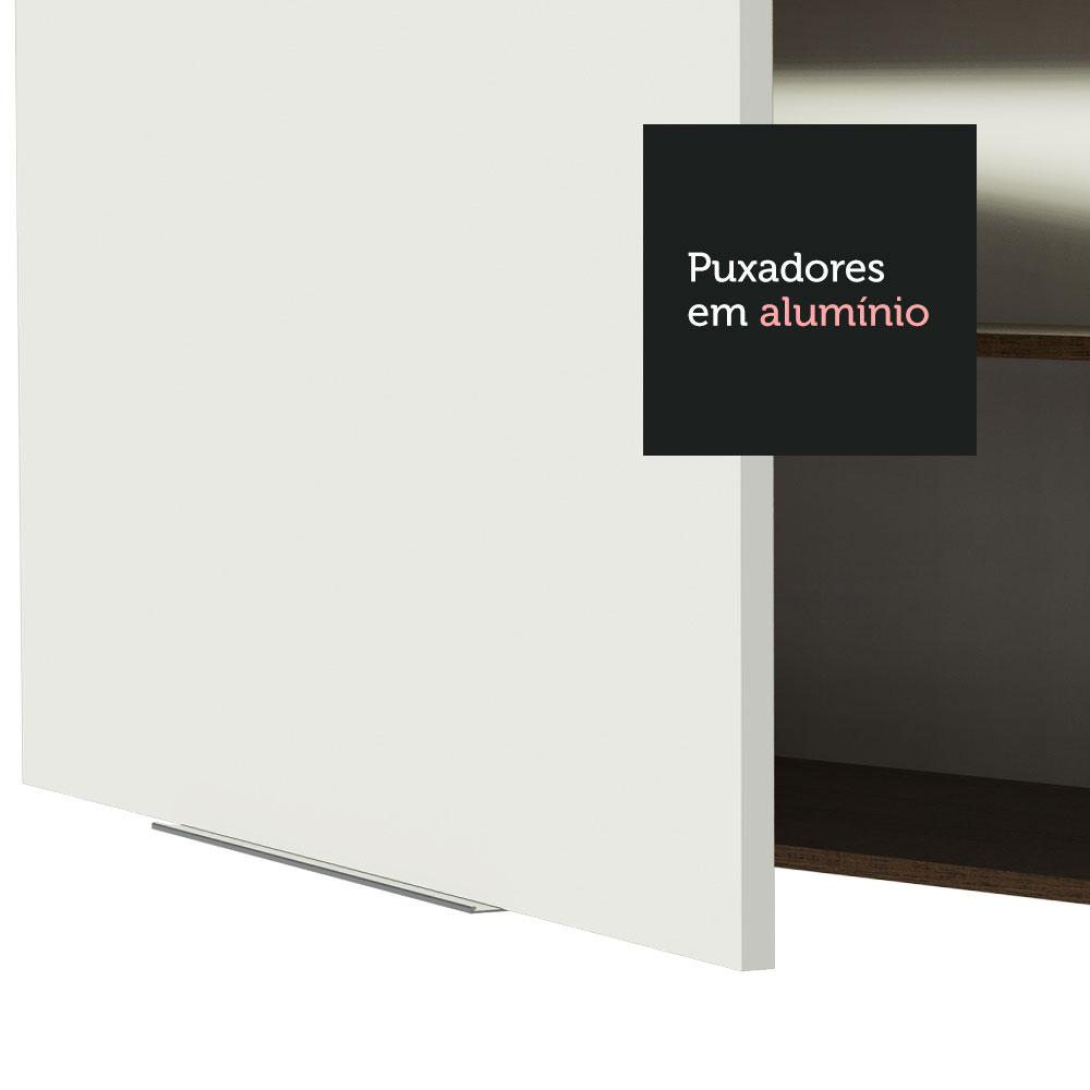 Torre Quente Madesa Stella 60 cm 1 Porta 3 Gavetas - Rustic/Branco