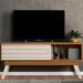 Bancada Para TV 65 Polegadas 5061 Naturale Off White Madetec