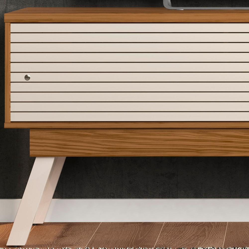 Bancada Para TV 65 Polegadas 5061 Naturale Off White Madetec
