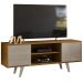 Bancada Rack TV 55 Polegadas 136cm 3951 Fenddi Naturale MDT