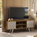 Bancada Rack TV 55 Polegadas 136cm 3951 Fenddi Naturale MDT