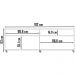 Bancada Rack TV 65 Polegadas 182cm 3961 Calacata Off White MDT