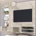 Bancada Suspensa Para TV 55 Polegadas 2781 Calacata Off White MDT