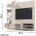 Bancada Suspensa Para TV 55 Polegadas 2781 Calacata Off White MDT