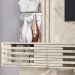 Bancada Suspensa Para TV 55 Polegadas 2781 Calacata Off White MDT