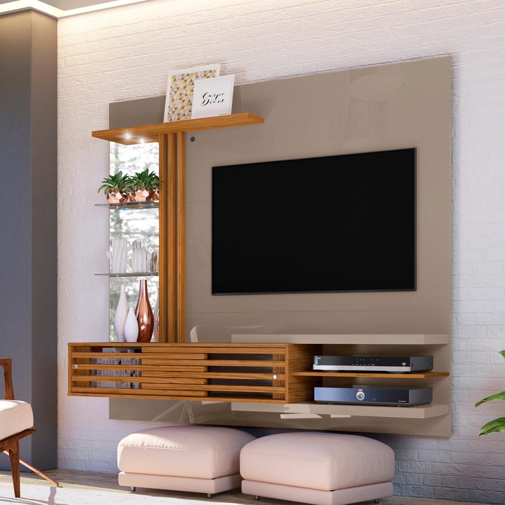 Bancada Suspensa Para TV 55 Polegadas 2781 Fendi Naturale Madetec