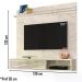 Bancada Suspensa Para TV 55 Polegadas 2811 Calacata Off White Madetec