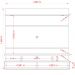 Bancada Suspensa Para TV 60 Polegadas 2761 Calacata Off White MDT