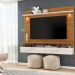Bancada Suspensa Para TV 60 Polegadas 2761 Naturale Off White Madetec