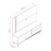 Bancada com Painel para Tv até 65 Polegadas Ares Cinamomo/Off White