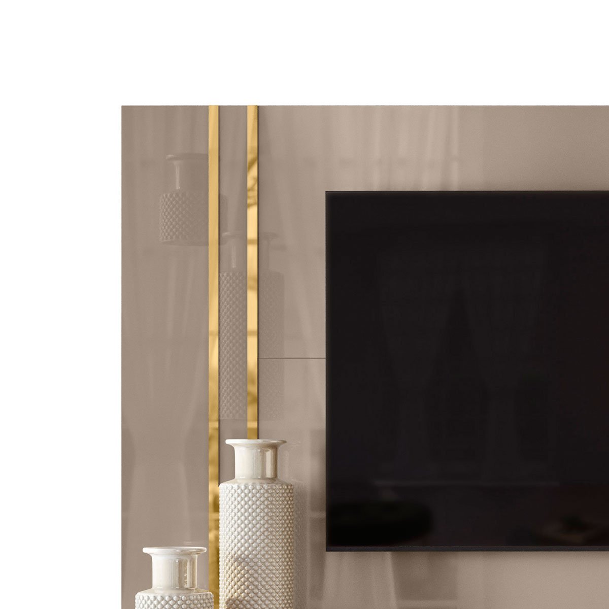 Bancada com Painel para Tv até 65 Polegadas Ares Fendi/Naturale