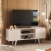 Bancada para TVs até 55 Polegadas Taiwan Calacata Off-White