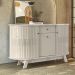 Buffet Aparador 3 Portas 136 cm Monza Calacata Off White MADETEC