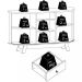Buffet Aparador 3 Portas e 1 Gaveta 100% MDP Brianza Calacata/Off White