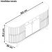 Buffet Aparador 4 Portas 183 cm Monaco Calacata Off White MADETEC