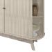 Buffet Aparador 4 Portas 183 cm Monaco Calacata Off White MADETEC