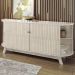 Buffet Aparador E Mesa De Centro Para Sala Estimon Calacata Off White MDT