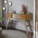 Conjunto Aparador Estoril com Mesa de Centro Indianápolis Fendi/Naturale Madetec