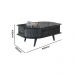 Conjunto Aparador Estoril com Mesa de Centro Indianápolis Fendi/Naturale Madetec