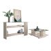 Conjunto Aparador e Mesa de Centro Kassia Calacata Off-White
