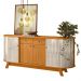 Conjunto Cristaleira e Buffet Hamilton Cinamomo Off White