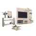 Conjunto para Sala de Estar Completo Wayne Calacata Off-White